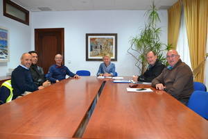 Reunión de coordinación con los encargados de mantenimiento del Ayuntamiento de Roquetas