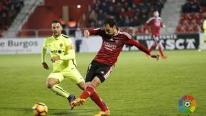 2-1: El balón parado le pasa factura al Almería frente al Mirandés