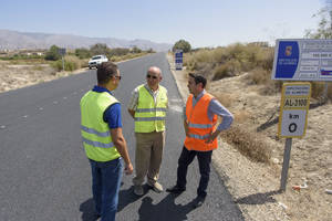 La Red Viaria Provincial estrena 200 kilómetros de pintura y más de 12 kilómetros de biondas