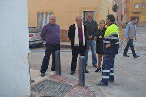 Finalizadas las obras de acerado de la calle San Mateo, en La Gangosa