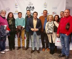 El concejal de Comercio, Turismo y Playas apoya a los empresarios de playa de Roquetas en la Expoplayas 2017