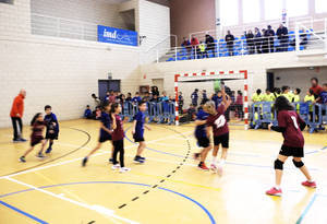 Diputación reúne a 145 deportistas en un Encuentro de Promoción del Balonmano celebrado en Las Norias