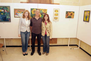 Rafael Álvaro expone pinturas centradas en Cabo de Gata en el Faro de Roquetas de Mar