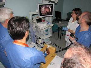 Curso sobre tratamiento endoscópico en el Hospital de Poniente