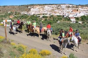 Tiempo primaveral en la IV Marcha Ecuestre Abla-Sierra Nevada