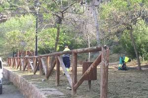 Actuaciones de mejora en el parque recreativo de Fuente de la Parrona de La Alquería