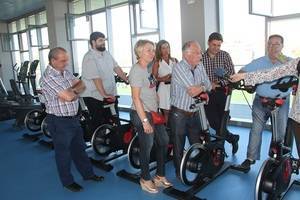 Visita al centro deportivo de Las Marinas