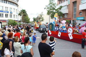 200 figurantes en la Batalla de Flores de San Isidro en El Ejido