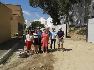 La delegada del Gobierno visita las obras de mejora del CEIP Nuestra Señora del Carmen de Cuevas del Almanzora