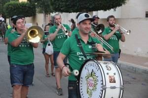 El Solanillo celebra su pasacalles y la ofrenda floral a la Virgen