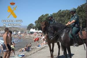 Vigilancia por tierra, mar y aire en el Dreambeach