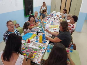 Clausura del Taller de Pintura Carmen de Burgos en Balanegra