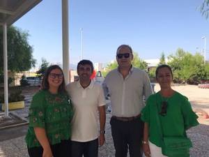 El Alcalde de Cuevas visita los centros escolares antes del comienzo del nuevo curso