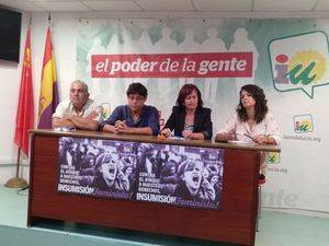 María Jesús Amate, Alexis Pineda y José Gabriel Luque, candidatos a la coordinación provincial de IU Almería