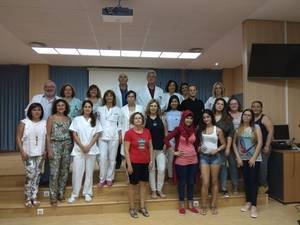 Hospital La Inmaculada recibe al alumnado en prácticas de Cuidados Auxiliares de Enfermería