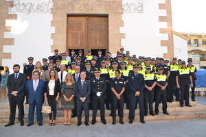 Homenaje a la Policía Local en el Castillo de Santa Ana