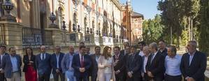 Díaz se compromete con los regantes de Almería a agilizar las concesiones y reivindicar las infraestructuras al Estado