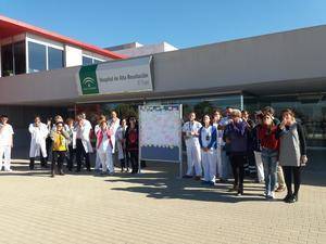 Centros sanitarios públicos en Almería conmemoran del Día contra la Violencia de Género