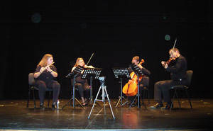 Gran concierto del Cuarteto FIMA en la Escuela Municipal de Música de Roquetas de Mar