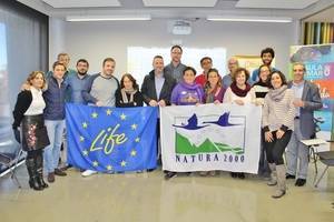 El Aula del Mar acoge un encuentro del proyecto Life Conhabit que busca poner en valor el paraje Punta Entinas