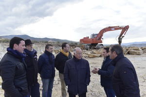 Diputación garantiza el abastecimiento de Macael con un nuevo depósito en el Cerro del Charcón