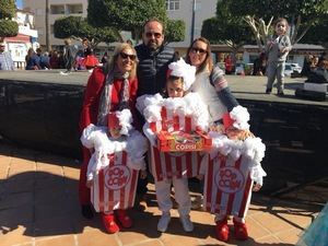 Animación y diversión en familia durante la celebración del carvanal en El Ejido