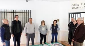 Manuel Cortés visita las obras de remodelación del Centro de la Tercera Edad de La Curva