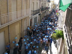 Marcha de escolares veratenses para "romper barreras" y visibilizar el autismo