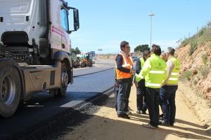 Finalizan en El Ejido los trabajos de conservación de la salida 411 como actuación de emergencia