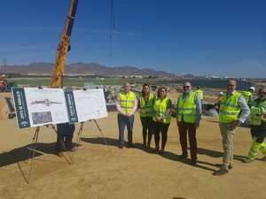 Comienza la ejecución de las vigas del paso superior en el kilómetro 11 de la A-332, en Cuevas del Almanzora