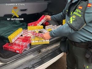 La Guardia Civil interviene 238 cajetillas de tabaco sin precinta en un establecimiento público de Matagorda-El EjidO