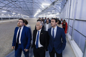 Diputación arropa a los agricultores en la inauguración del nuevo semillero de ‘El Plantel’