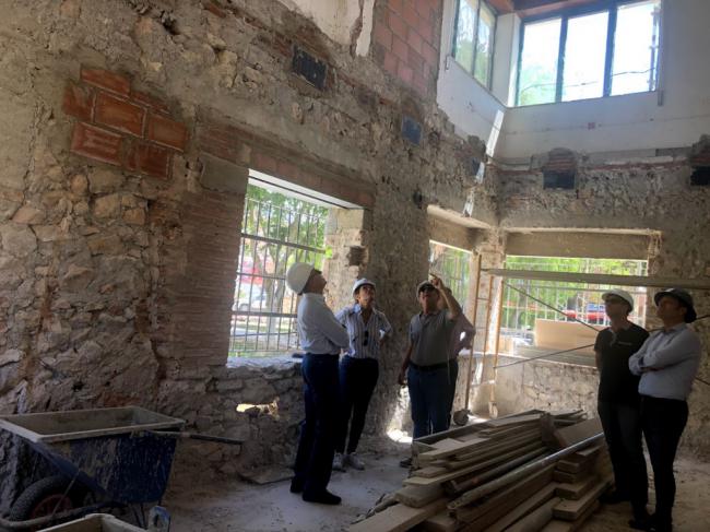 Las obras del antiguo edificio de Protección Civil consolidan su estructura