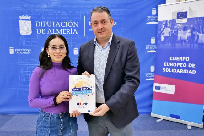 Otra joven vivirá una nueva experiencia de voluntariado europeo gracias a la Diputación