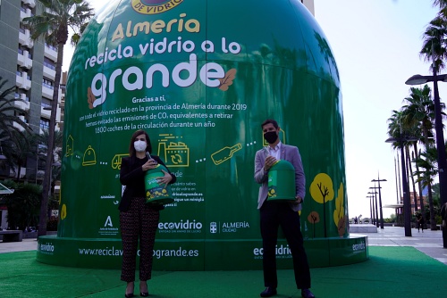 Almería acoge la campaña ‘Andalucía recicla vidrio a lo grande’