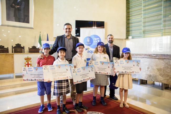 Ayuntamiento y Aqualia entregan los premios de la 16ª Edición del Concurso Digital Infantil de dibujo sobre el agua