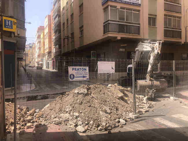 Las obras en San Leonardo avanzan hacia su segunda fase