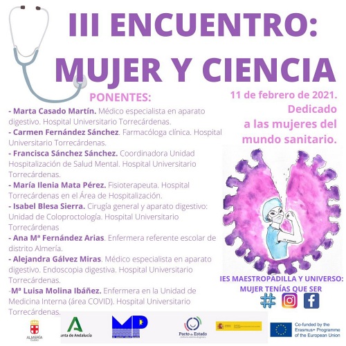 El 'III Encuentro Mujer y Ciencia' se convierte en homenaje a las sanitarias