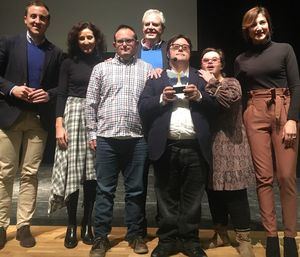 Pablo Pineda Ferrer y José Antonio Fernández Bravo en la “V Jornada de Educación, Familia y Escuela” de Vera