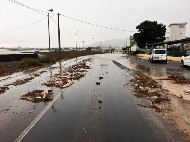 El temporal dejó Almería con 85 incidencias