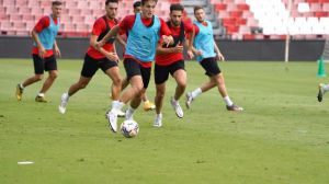 El Almería encara la recta final de su preparación para el partido en Lugo