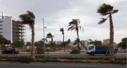 Activan el aviso naranja por viento en Almería