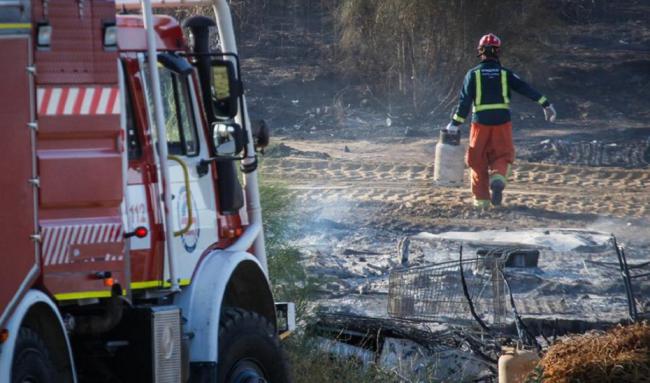 El incendio en un asentamiento ilegal de Níjar ha sido intencionado