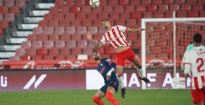 El Almería prepara el partido que el domingo ante la UD Las Palmas