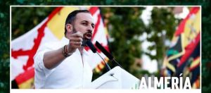 Abascal miente sobre los datos electorales de Vox en Almería