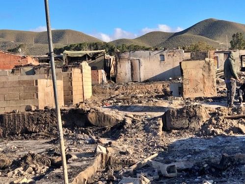 El incendio del asentamiento ilegal de Níjar pudo estar provocado por un altercado previo