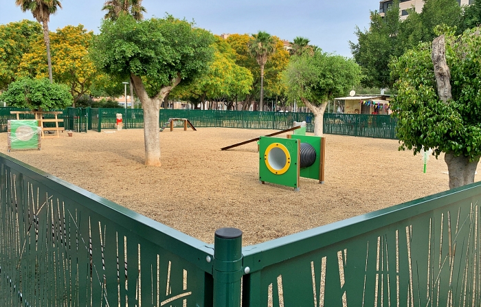 El nuevo parque canino de Almería está casi listo