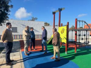 Finalizadas las obras del parque infantil y biosaludable de Fernán Pérez