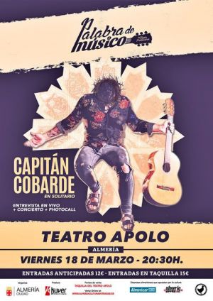 Capitán Cobarde lleva su nuevo ‘Camino de vuelta’ al Teatro Apolo