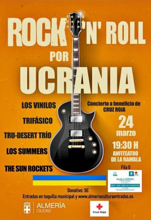 Rock por Ucrania, Música Sacra, ‘El Selu’ y ‘Hongos’ en Almería